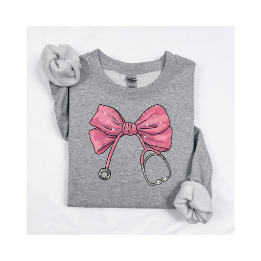 Nurse Bow Coquette Shirt
