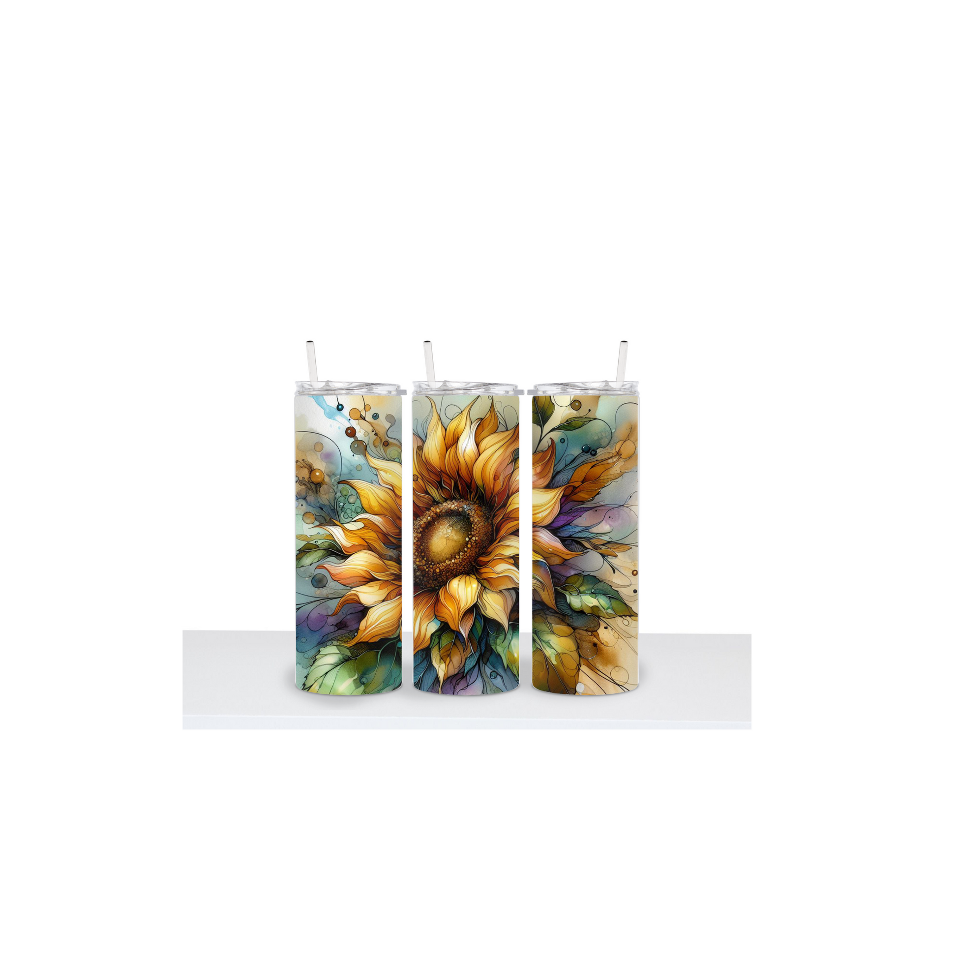 Sunflower 20oz Stainless Steel Tumbler
