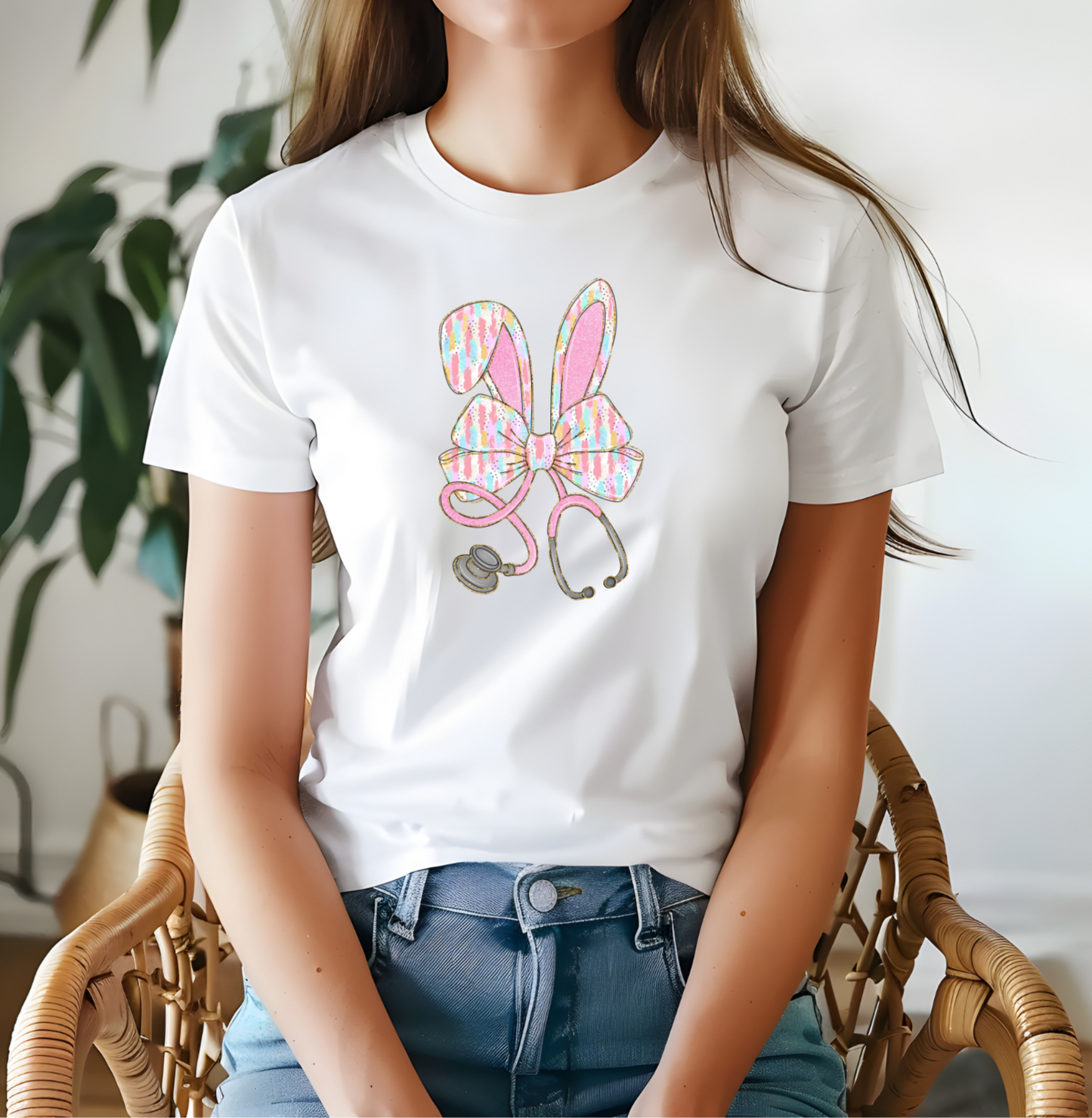 Easter Bunny Nurse Stethoscope