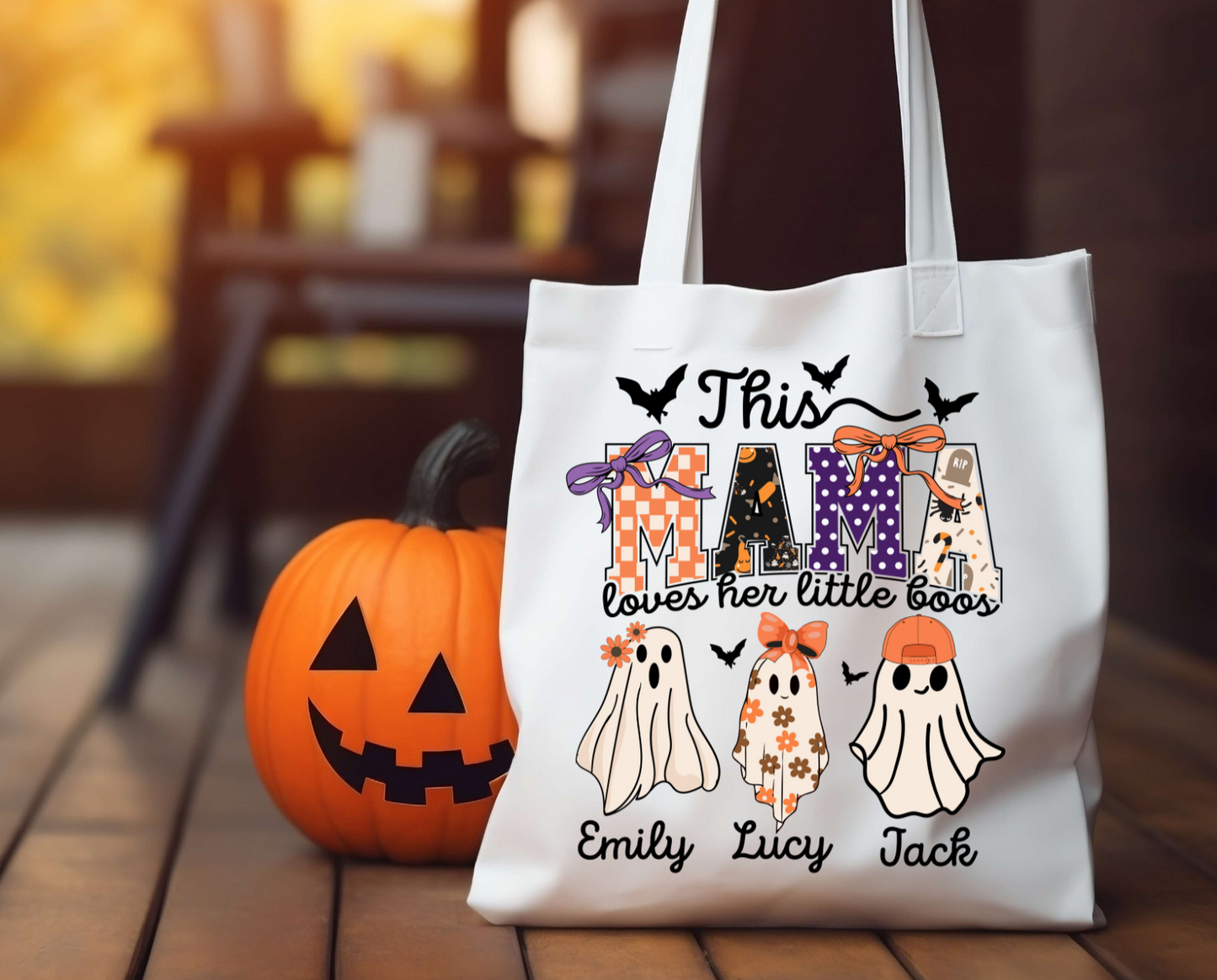 Personalized This Mama Loves her Boos