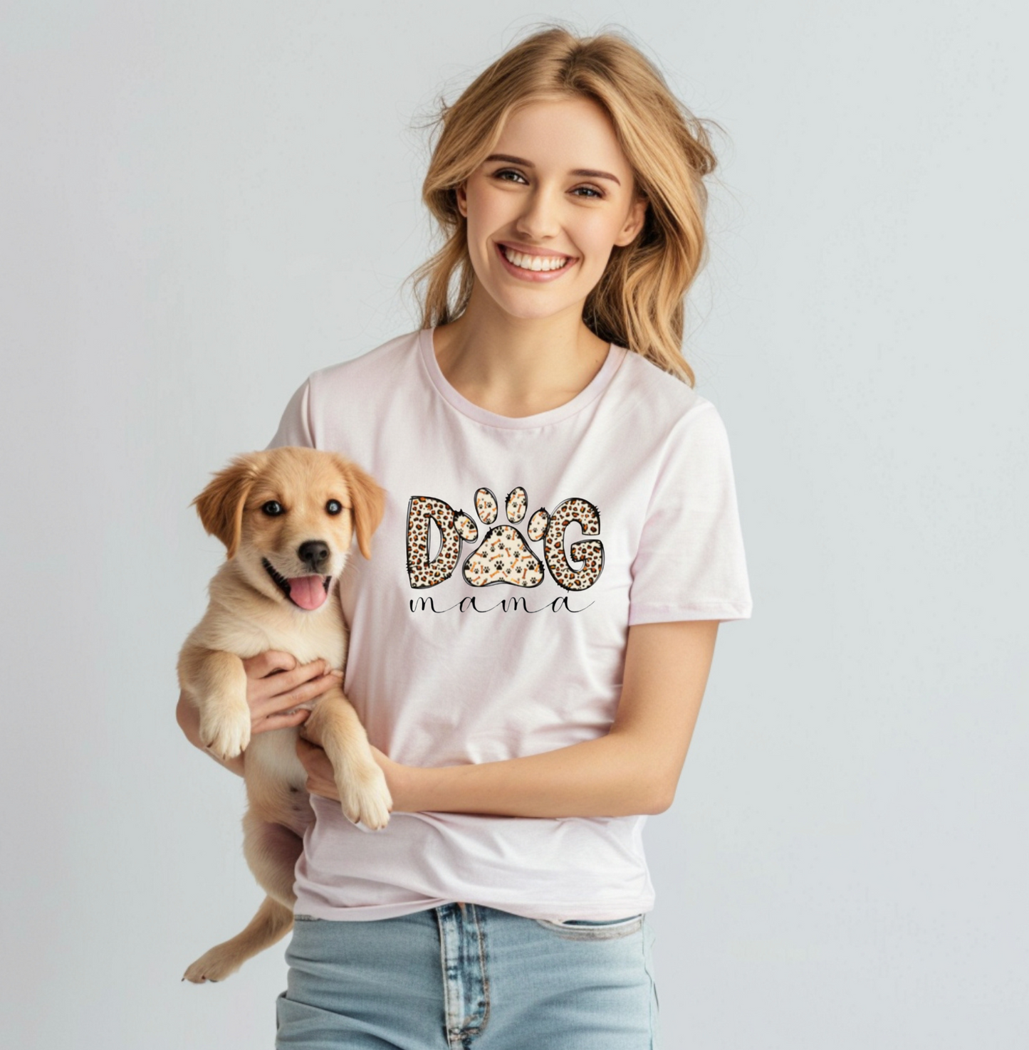 Dog Mama Paw Prints Shirt