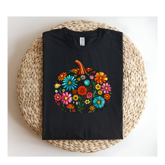 Fall Floral Pumpkin