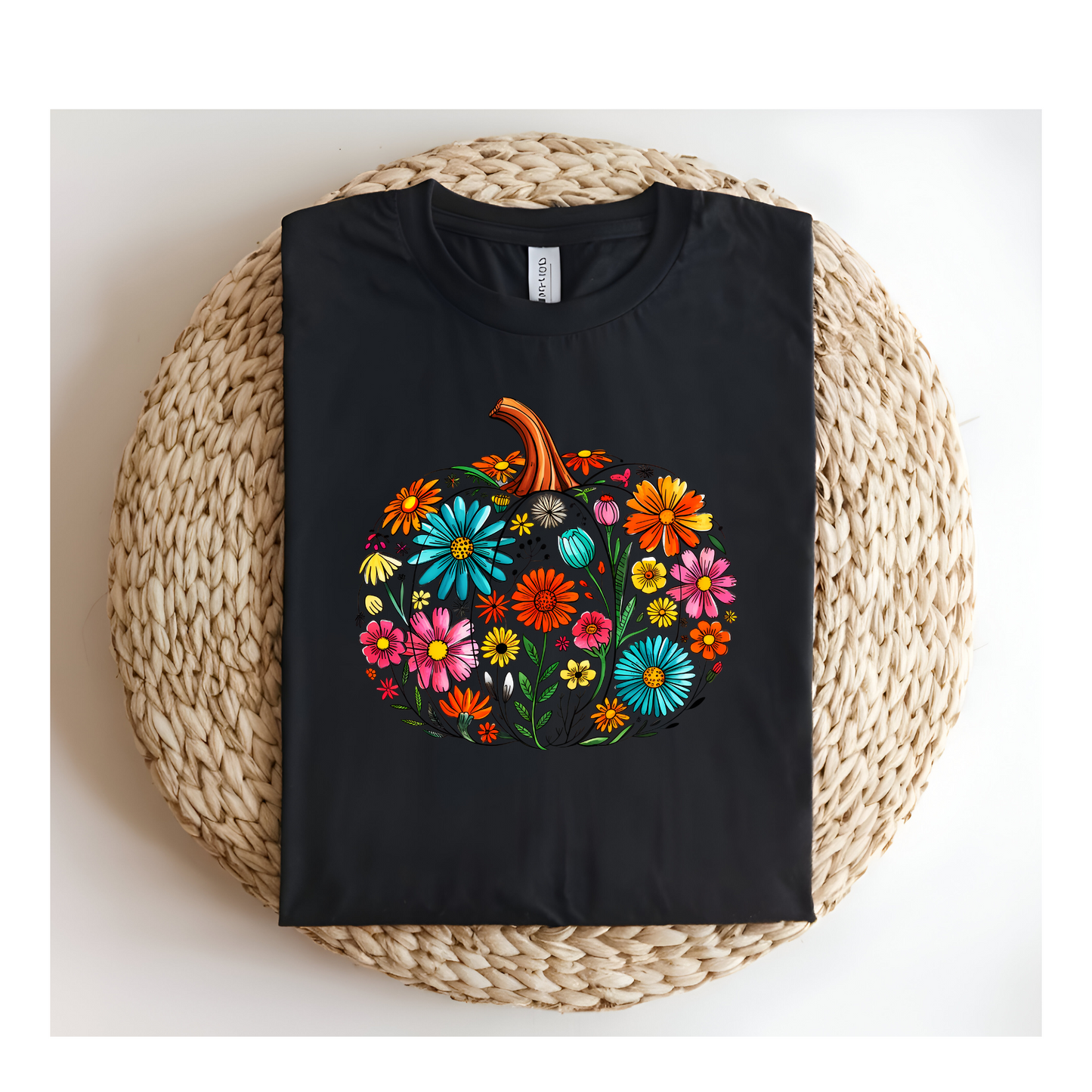 Fall Floral Pumpkin
