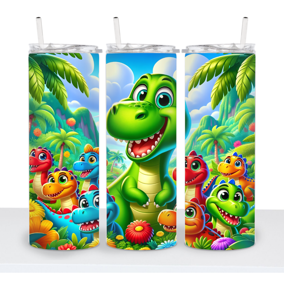 Dino 20oz Stainless Steel Tumbler