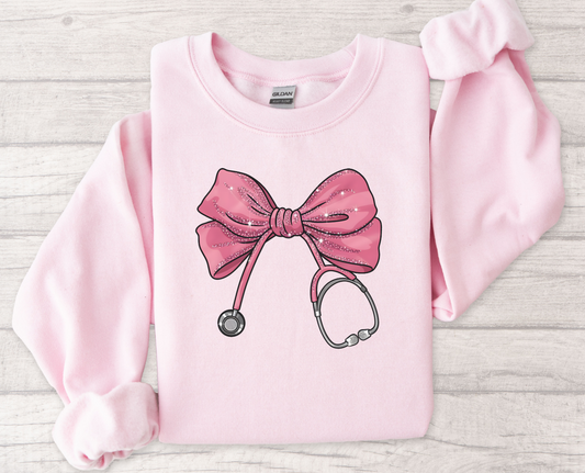 Nurse Bow Coquette Shirt