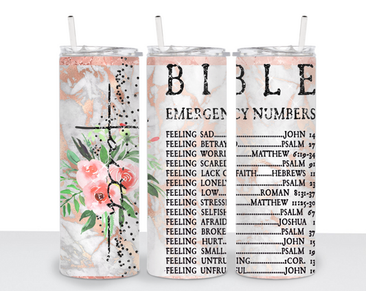 Bible Verse Tumbler