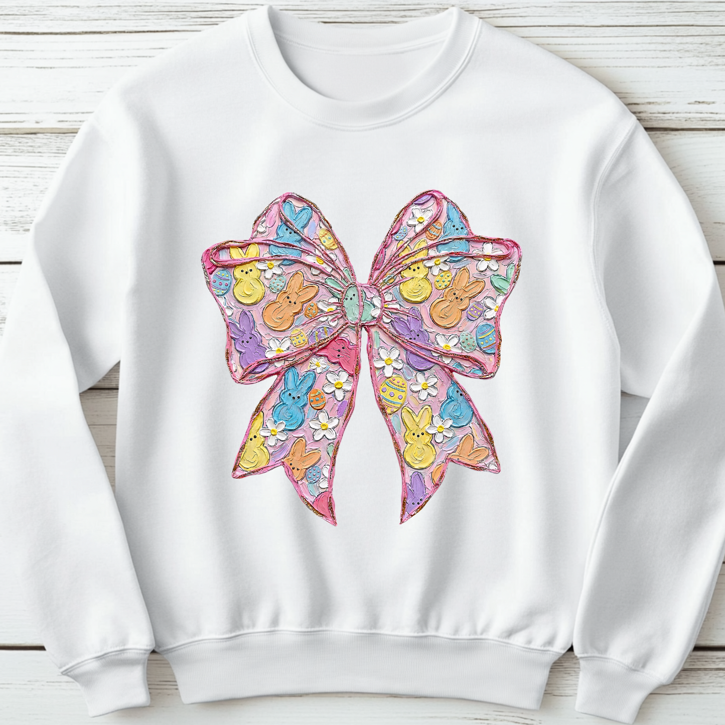 Brushstroke Spring Easter Bow