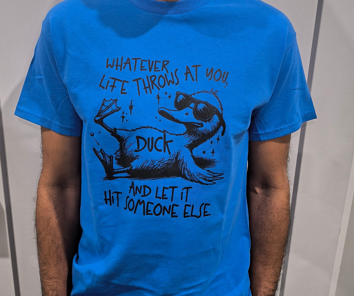 Whatever Life Throws At You Funny Duck Shirt