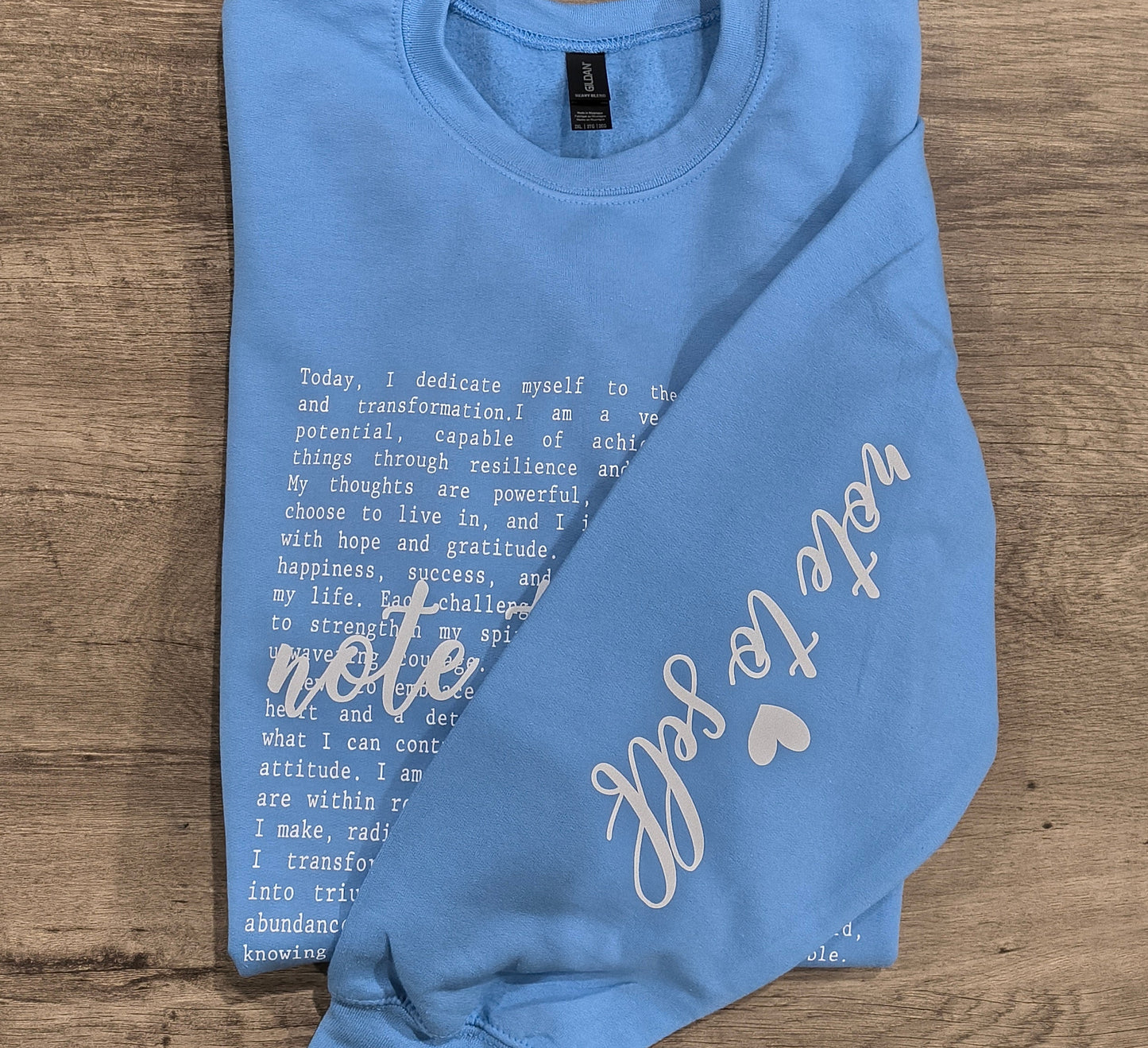 Note Self Positive Affirmation Shirt