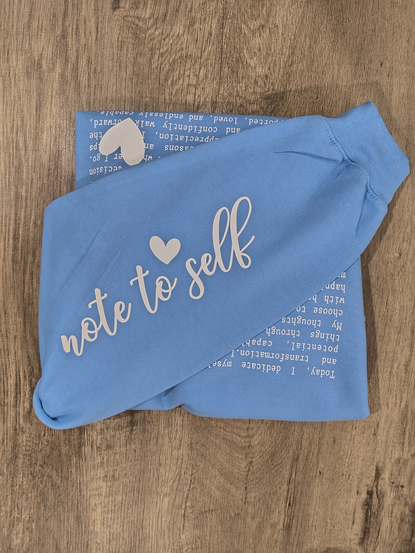 Note Self Positive Affirmation Shirt